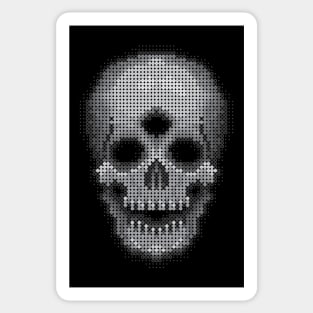 Grey Skull - Souless Sticker